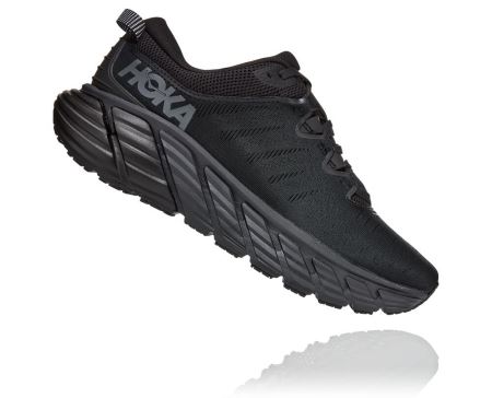 Hoka Gaviota 3 Road - Adidasi Alergare Pe Drum Barbati Negrii / Negrii | RO-BAogvWm